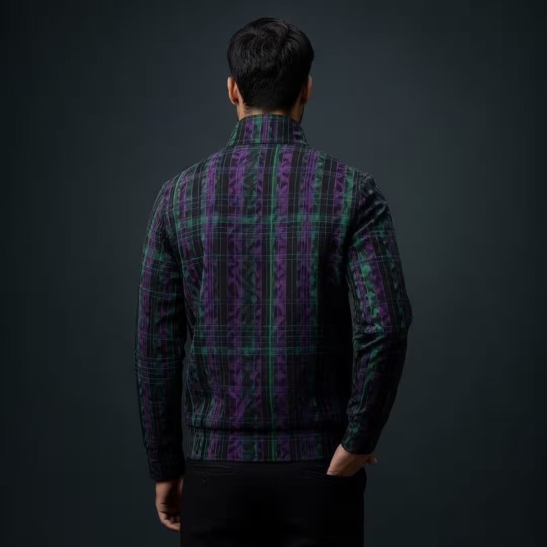 Camo Pinstripe Track Jacket