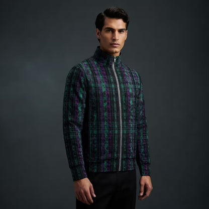 Camo Pinstripe Track Jacket