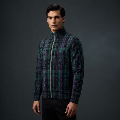 Camo Pinstripe Track Jacket